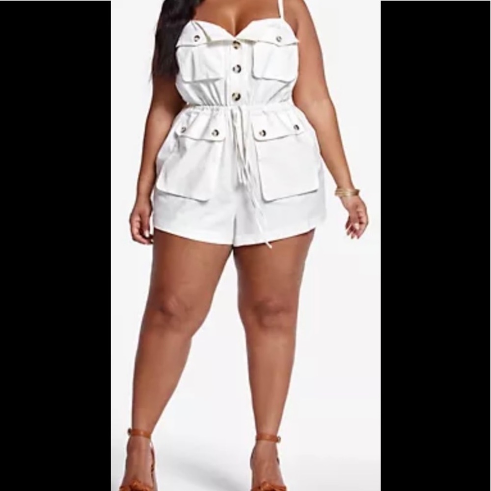 FASHION TO FIGURE Utility Romper - Size 12